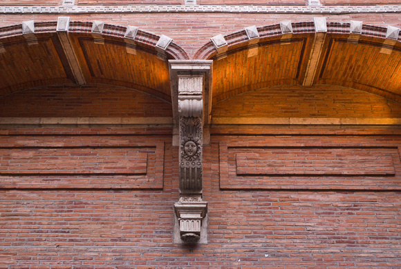 Arches detail at Sunset