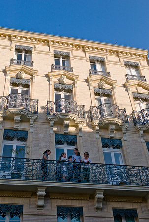Kids playing on the Balcony