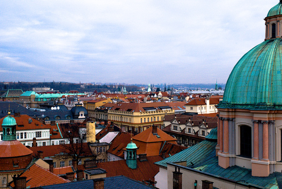Prague's roofs
