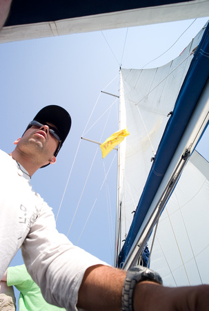 Skipper and sail